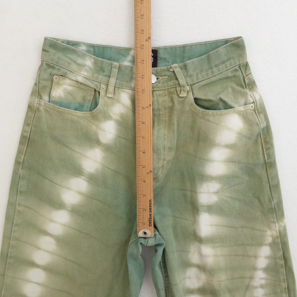 BDG Urban Outfitters Women High Rise Baggy Tie Dye Jean Green Size 27 Denim Y2K - Picture 6 of 10
